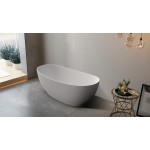 Layla Super Slim Edge Oval Shape Matt White Freestanding Bathtub 1500 Layla Super Slim Edge Oval Shape Matt White Freestanding Bathtub 1500
